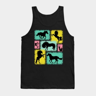 Haflinger Pony Horses Collection Tank Top